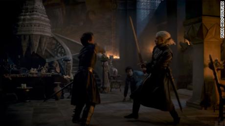 Une scène de combat de » Maison du Dragon. »