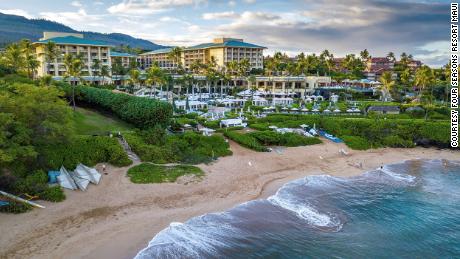 Le Four Seasons Resort Maui à Wailea a vu une augmentation de l’intérêt des voyageurs après être apparu dans » Le Lotus Blanc, » La porte-parole Crissa Hiranaga dit 