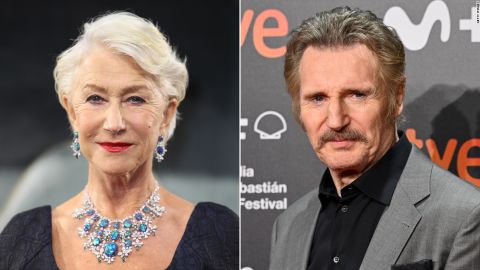 Dans l’ordre habituel : Helen Mirren; Liam Neeson.