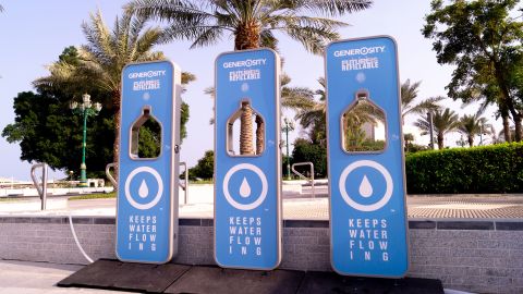 Fontaines d’hydratation GenerosityTM au Sheraton Hotel Park, Corniche à Al Dafna, Doha 📸 Crédit photo: Chiefs of Content B.V.